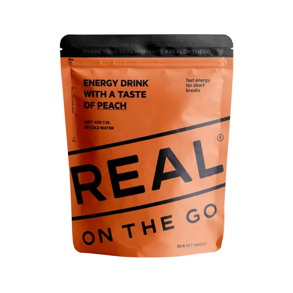 energy drink taste of peach