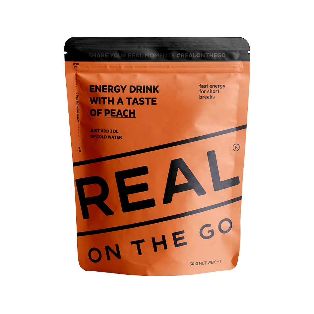 Energy Drink with a Taste of Peach