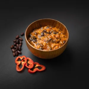 chili con carne prepared