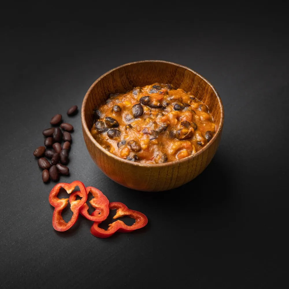 chili con carne prepared