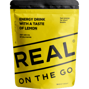 energy drink with a taste of lemon