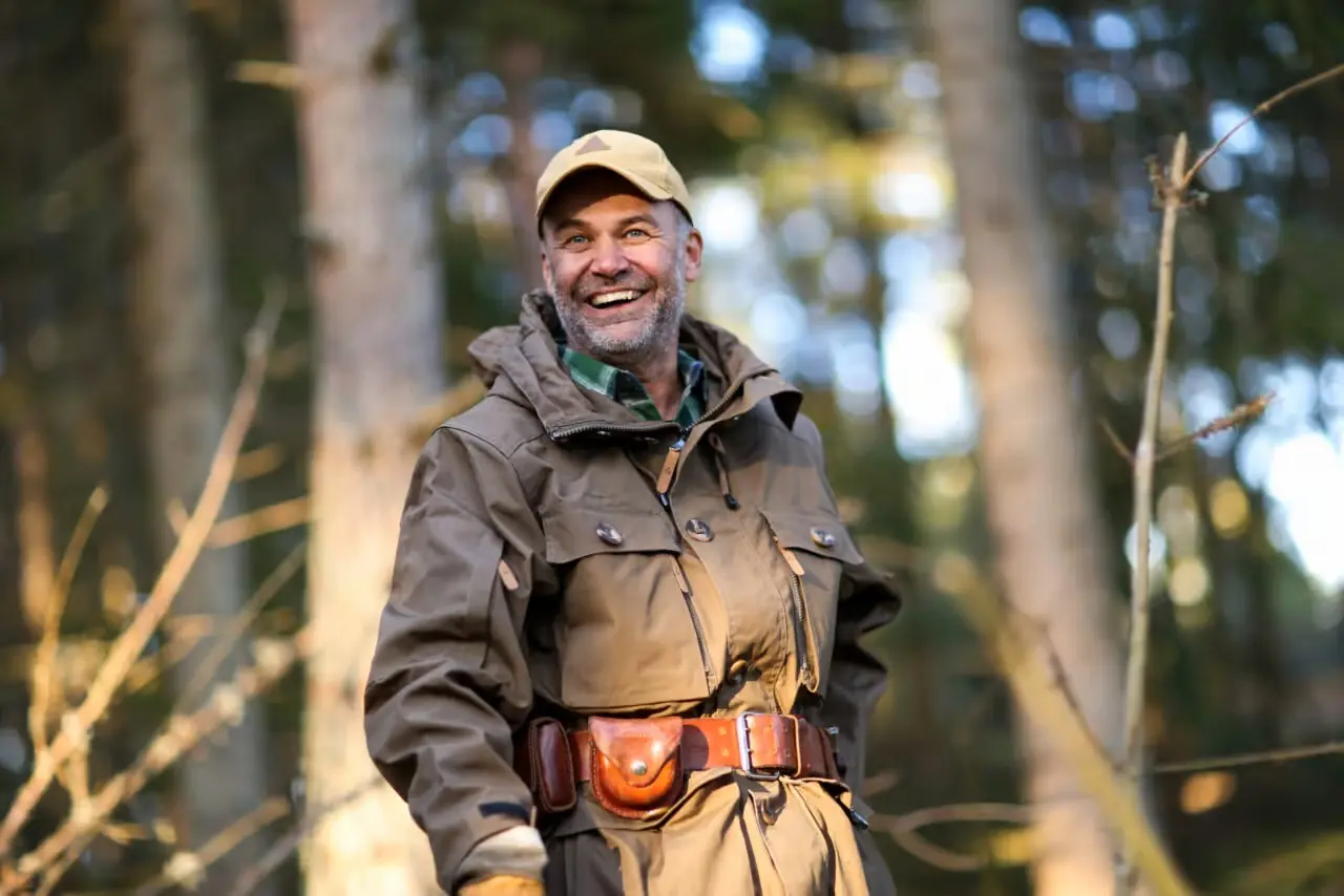 Johan Skullman in the forest