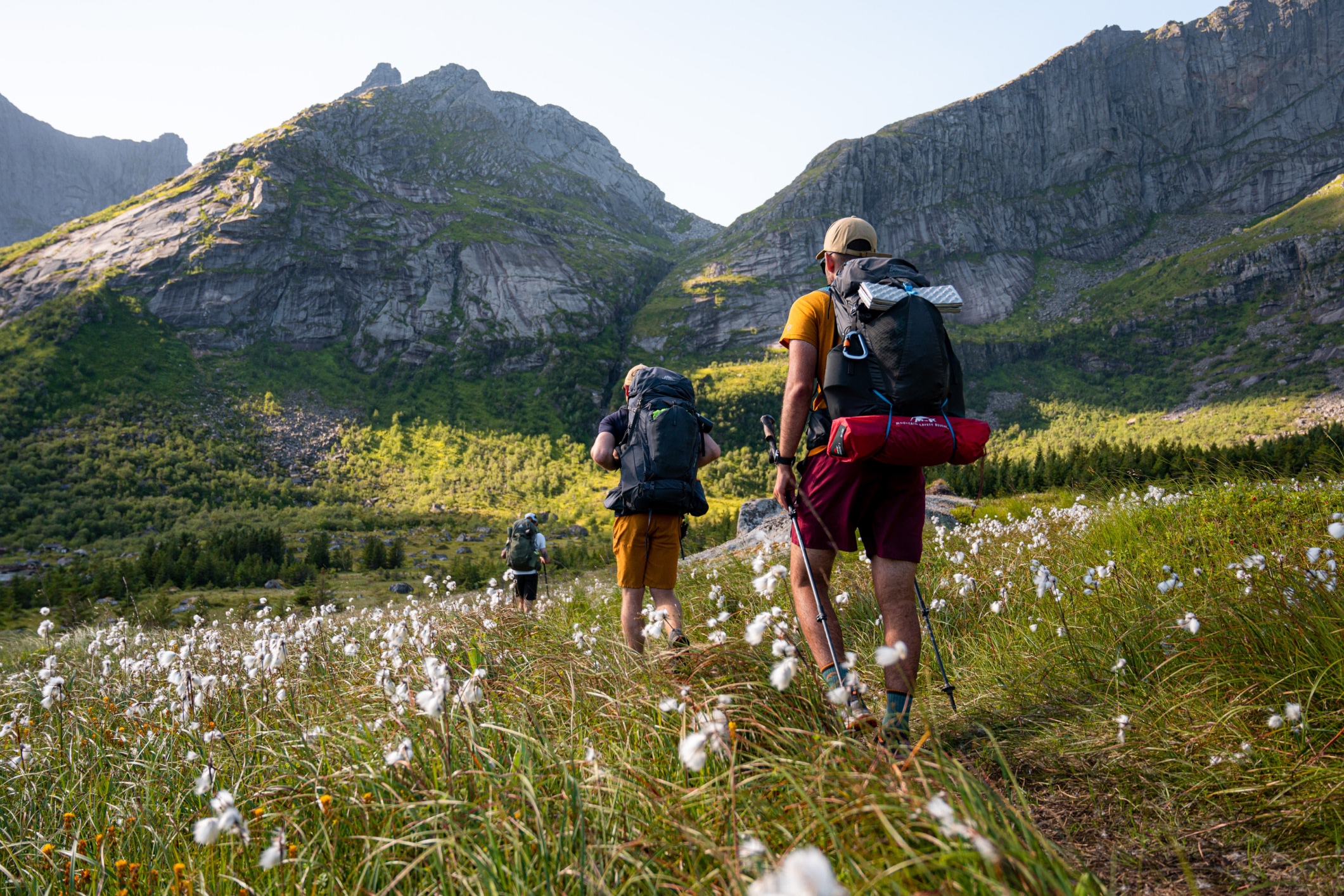 thru hiking in lofoten