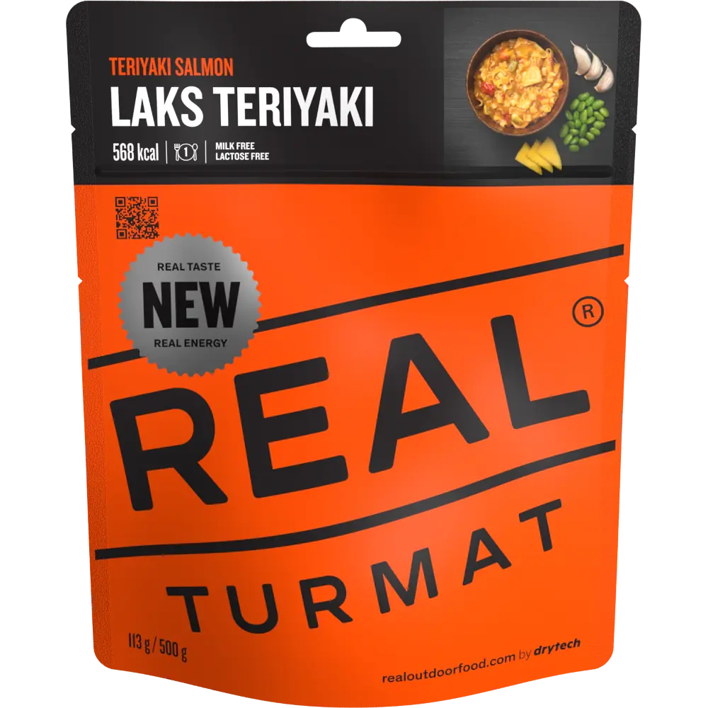 laks teriyaki. teriyaki salmon