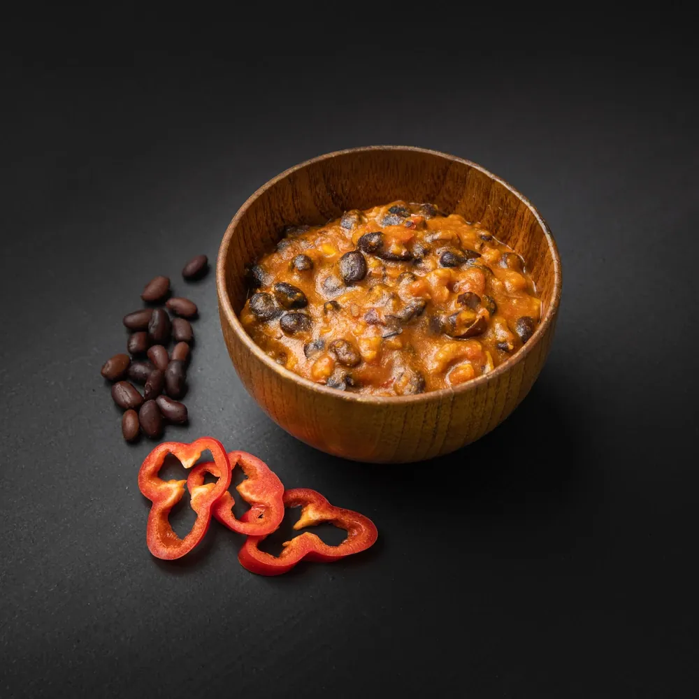 chili con carne prepared