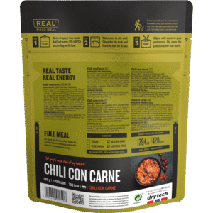 chili con carne backside