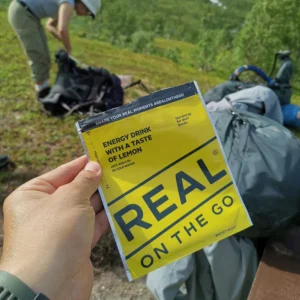 energy drink in hand