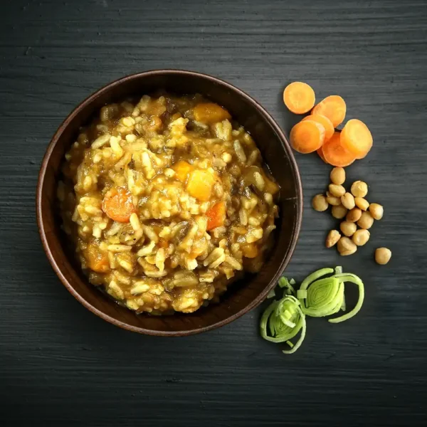 lamb with rice and lentils