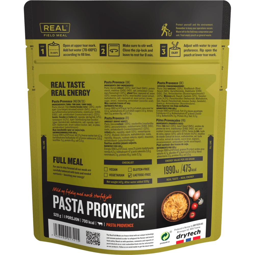 pasta provence backside