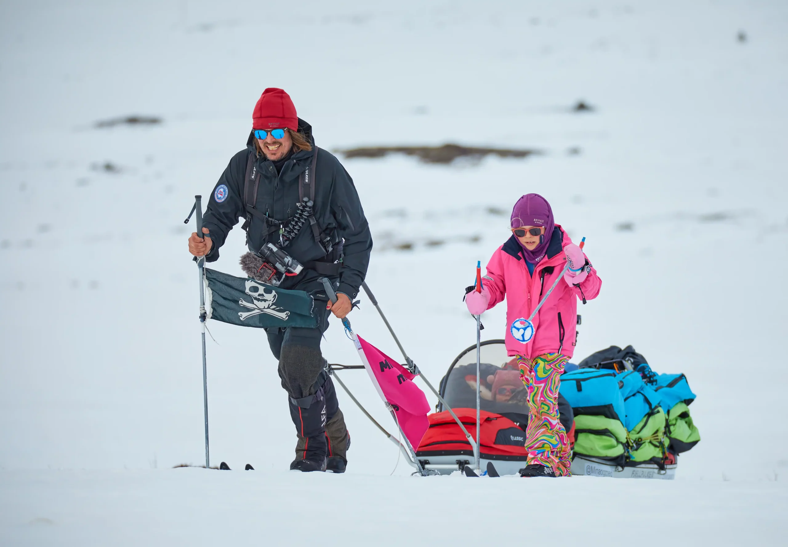 10 year old crossing Svalbard
